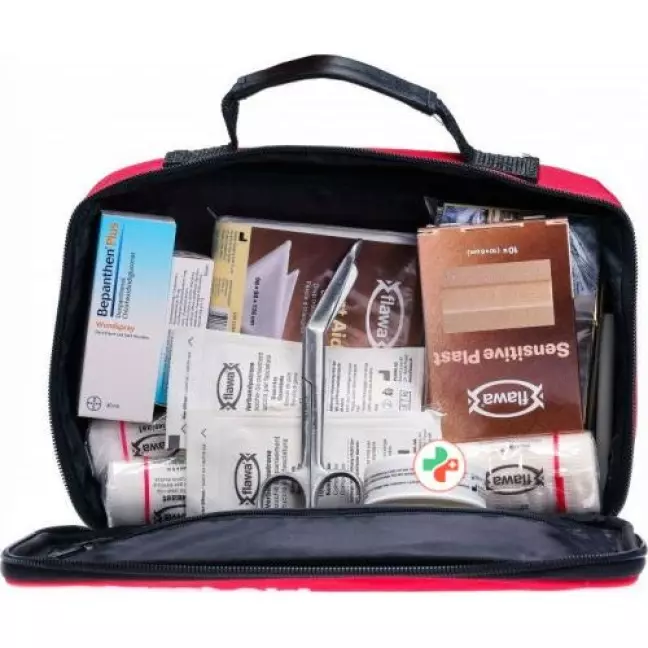 Flawa Auto-Apotheke Midi Bag червона