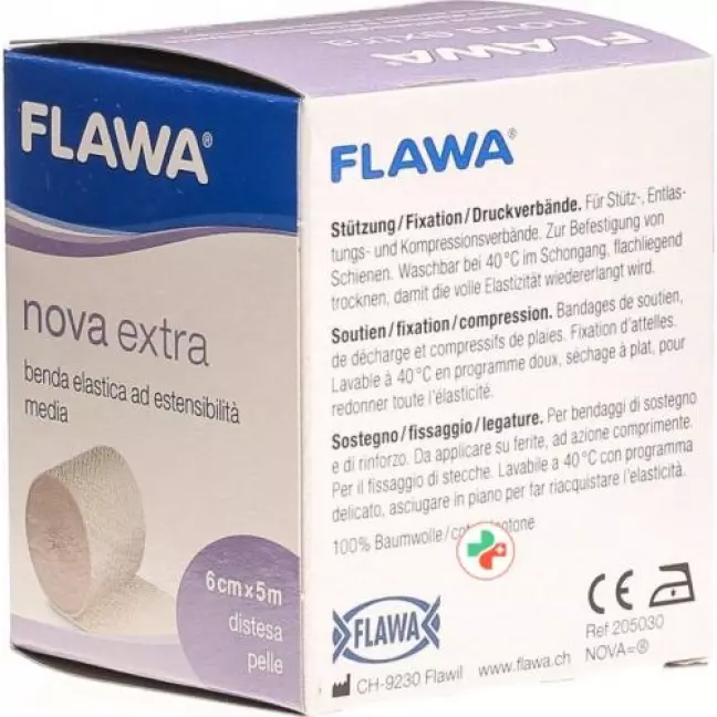 Flawa Nova Extra эластичный Mittelzugbinde 6смx5m Beige Flawa Nova Extra эластичный Mittelzugbinde 6смx5m Beige