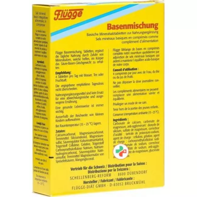 Таблетки базової суміші Flügge 60 шт Таблетки базової суміші Flügge 60 шт