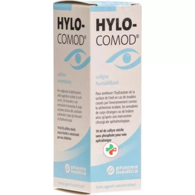 Hylo Comod Gtt Opht Fl 10 мл