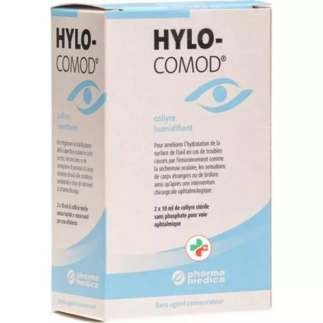 Hylo Comod Gtt Opht 2 Fl 10 мл