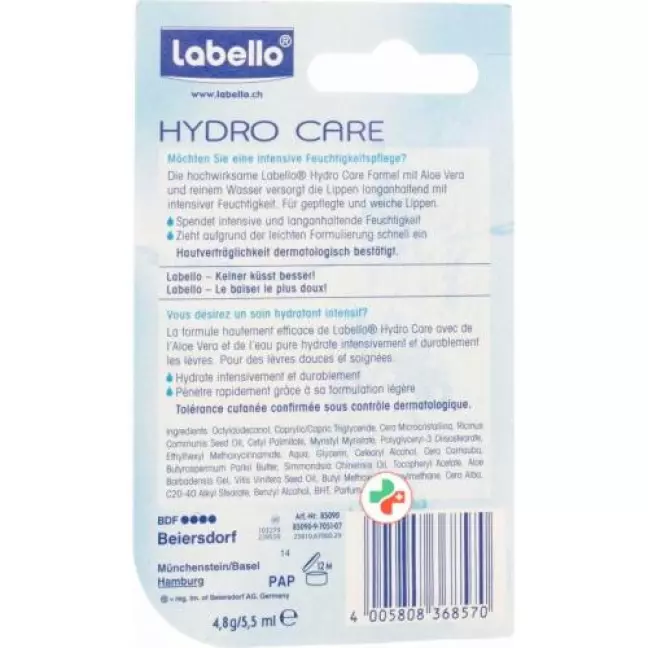 Labello Hydro Care Lippenschutz Stick Labello Hydro Care Lippenschutz Stick