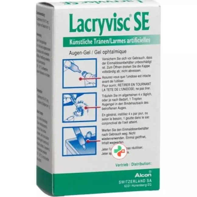 Lacryvisc SE гель для очей 20 од. 0,5 г Lacryvisc SE гель для очей 20 од. 0,5 г