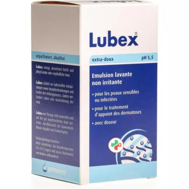 Lubex Емульсія для вмивання шкіри без подразнень екстрам’яка pH 5,5 Disp 500 мл Lubex Емульсія для вмивання шкіри без подразнень екстрам’яка pH 5,5 Disp 500 мл