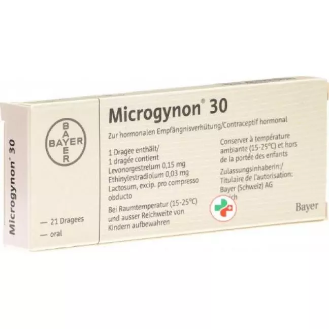 Microgynon 30 Drag 21 шт