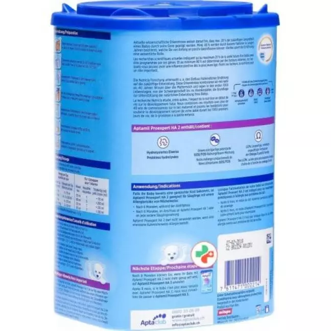 Milupa Aptamil Ha 2 Schoppen Eazypack 800г Milupa Aptamil Ha 2 Schoppen Eazypack 800г