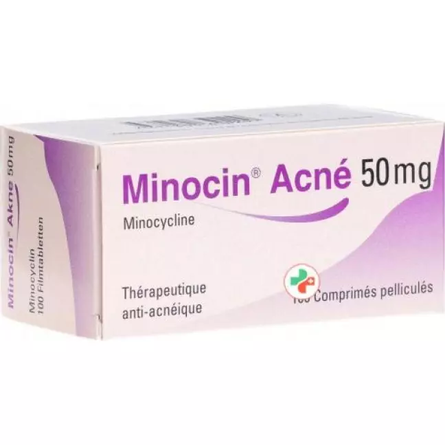 Minocin Acne Filmtablet 50 мг 100 шт Minocin Acne Filmtablet 50 мг 100 шт