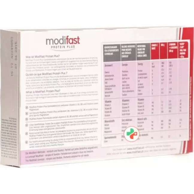 Злакове печиво Modifast Protein Snack Chocolate 4 х 4 шт Злакове печиво Modifast Protein Snack Chocolate 4 х 4 шт