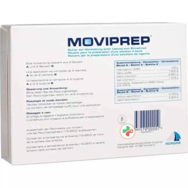 Moviprep одне застосування Plv A+B Dppl Btl 2 шт