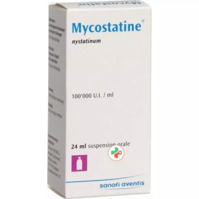 Mycostatin Susp 100000 ОД/мл Фл 24 мл Mycostatin Susp 100000 ОД/мл Фл 24 мл