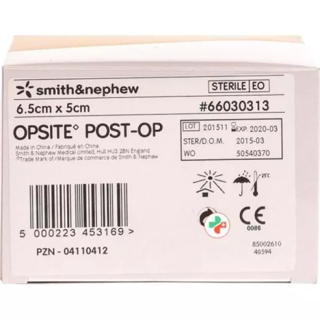 Opsite Post OP Folienverband 6.5x5см 1 штука Opsite Post OP Folienverband 6.5x5см 1 штука