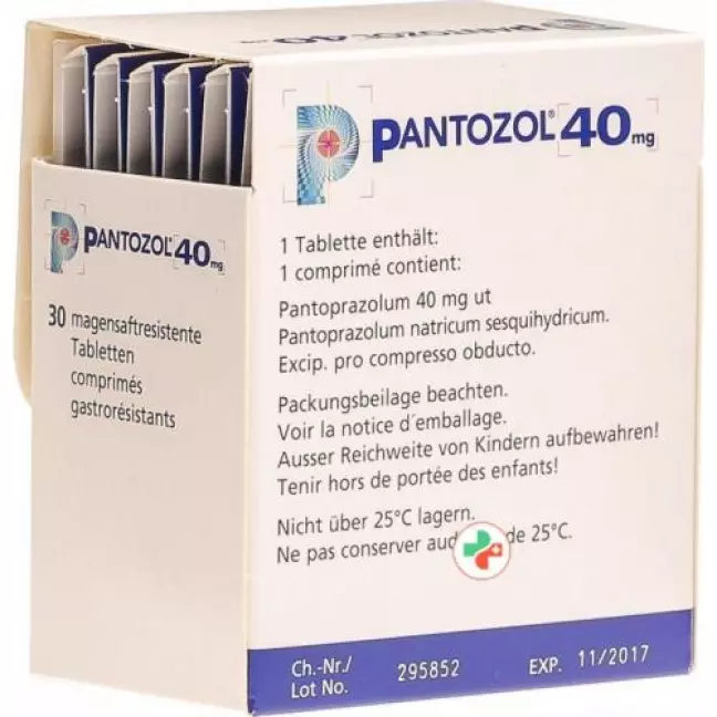 Пантозол Filmtable 40 мг PocketPack 30 шт Пантозол Filmtable 40 мг PocketPack 30 шт
