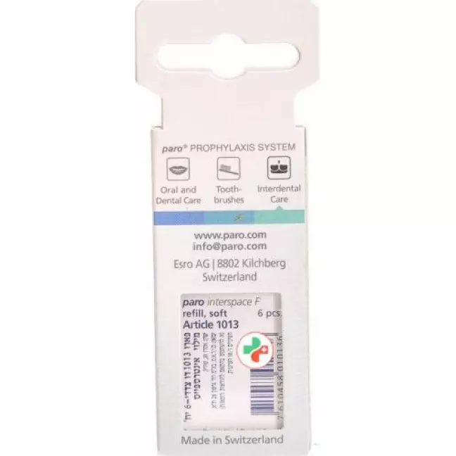 Paro Interspace Burste F Soft Weiss наполнитель 6 штук Paro Interspace Burste F Soft Weiss наполнитель 6 штук