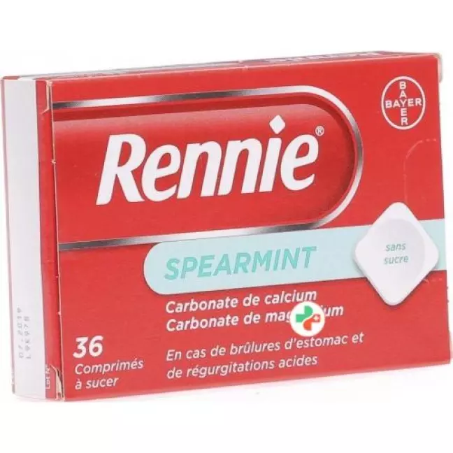 Льодяники Rennie Spearmint 36 шт