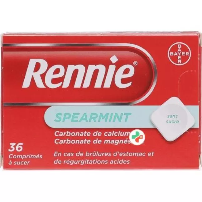 Льодяники Rennie Spearmint 36 шт