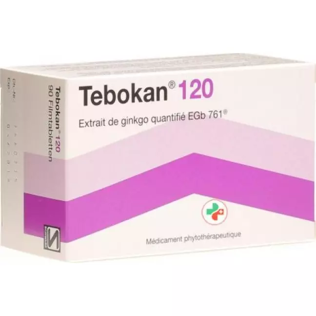 Тебокан плівка таблетки 120 мг 90 шт Тебокан плівка таблетки 120 мг 90 шт
