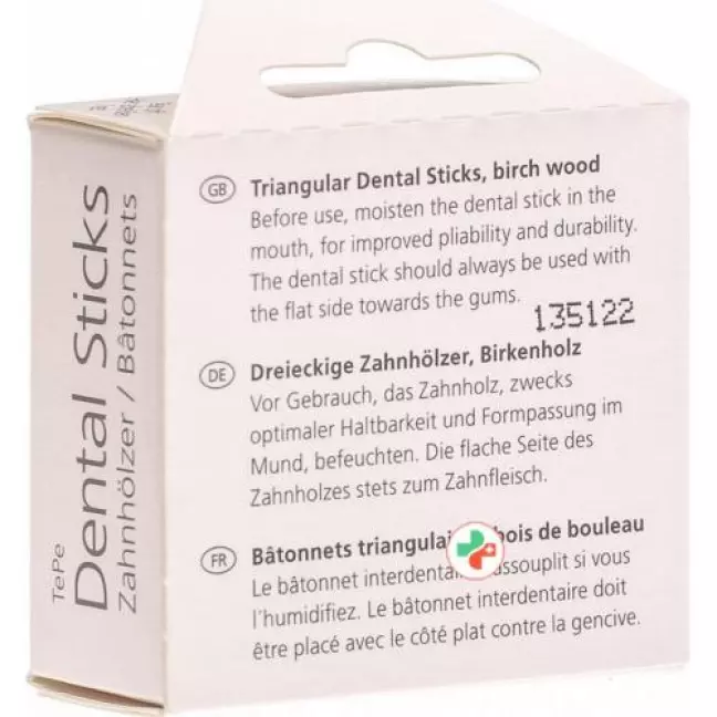 TePe Zahnholzer aus Birkenholz Dunn 125 штук TePe Zahnholzer aus Birkenholz Dunn 125 штук