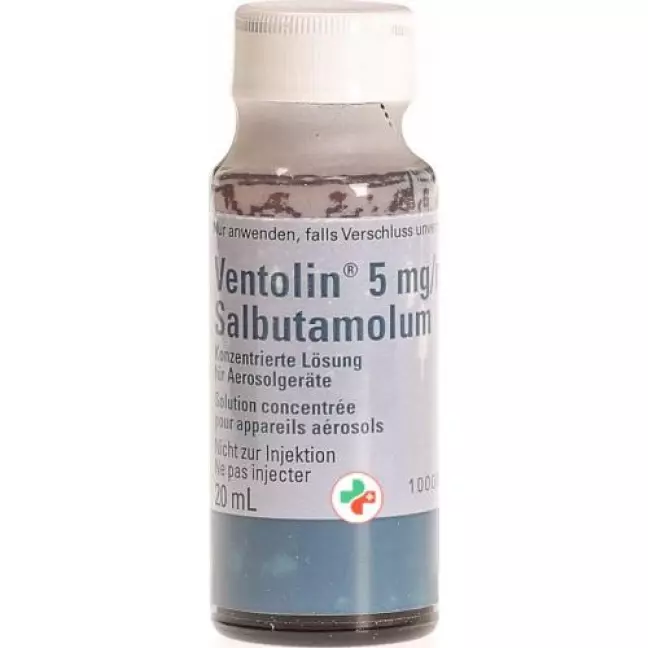 Ventolin Inhal Lös 0,5% 20 мл Ventolin Inhal Lös 0,5% 20 мл