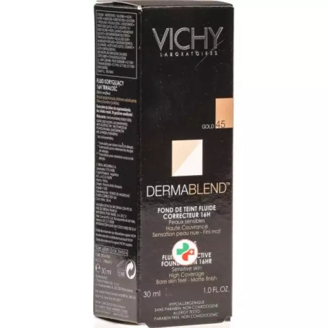 Vichy Dermablend Correction Make Up 45 gold 30 мл