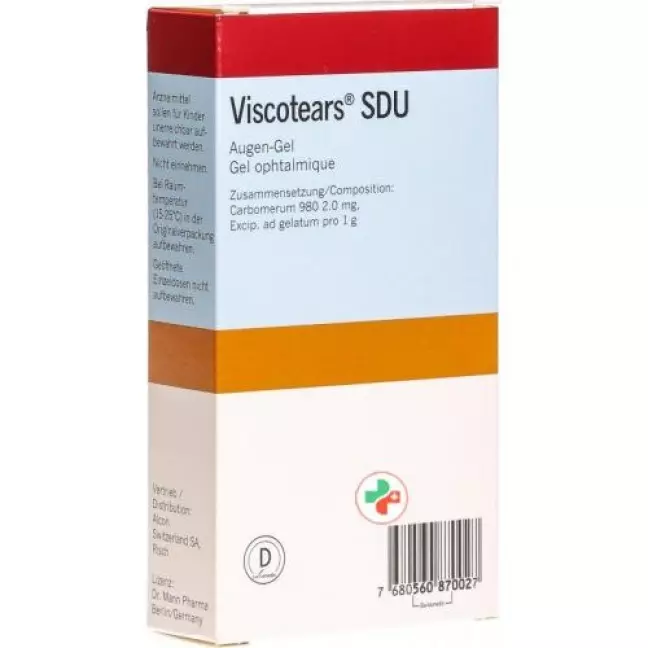 Viscotears SDU Eye Gel 30 Monodos 0,6 г Viscotears SDU Eye Gel 30 Monodos 0,6 г