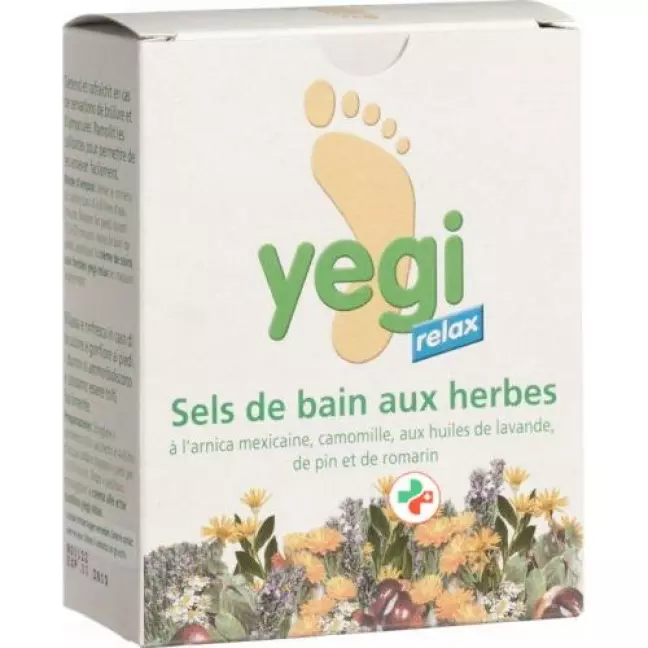 YEGI RELAX трав&#39;яна сіль для ванн для ніг 4 пакетики 50 г