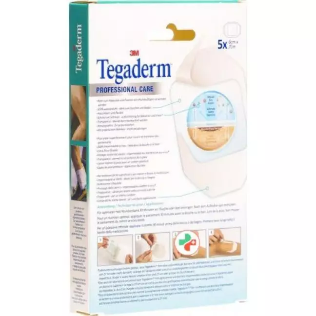 3M Tegaderm Transparentverband 6x7см 5 штук 3M Tegaderm Transparentverband 6x7см 5 штук