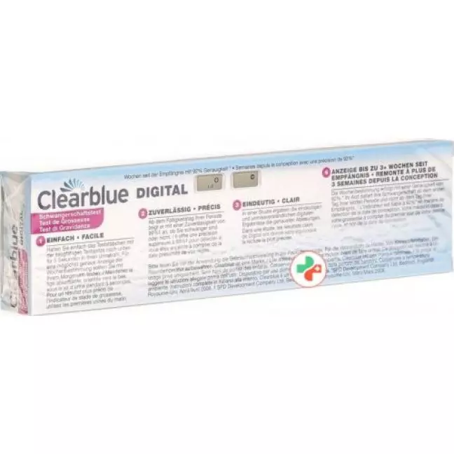 Щотижневе визначення тесту на вагітність Clearblue