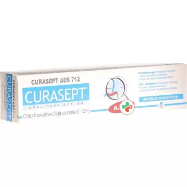 Curasept ADS 712 зубна паста гель 75мл Curasept ADS 712 зубна паста гель 75мл