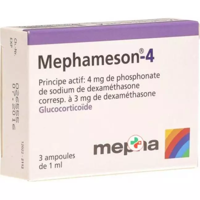 Mephameson 4 mg/ml 3 Ampullen je 1 ml Mephameson 4 mg/ml 3 Ampullen je 1 ml