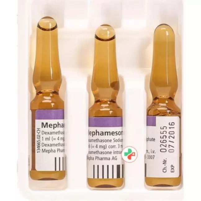 Mephameson 4 mg/ml 3 Ampullen je 1 ml Mephameson 4 mg/ml 3 Ampullen je 1 ml