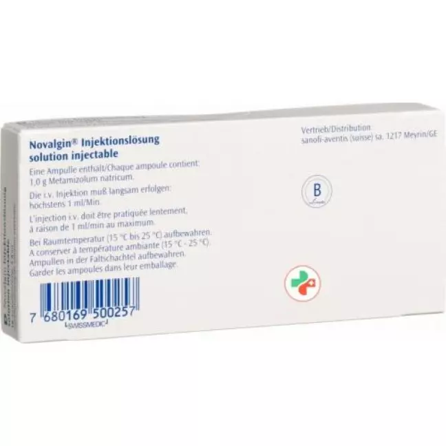 Novalgin 50% 1 g/2 ml 10 Ampullen 2 ml
