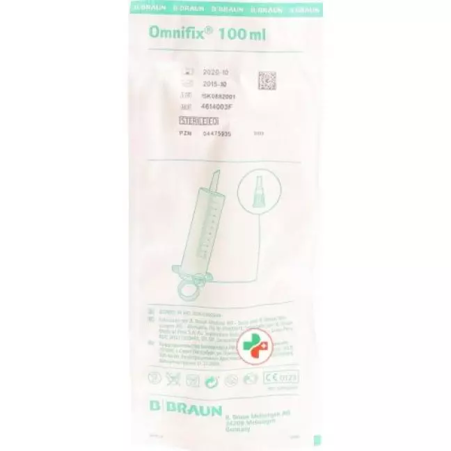 Omnifix Wund Blasen Spritze 100мл катетер + Ring