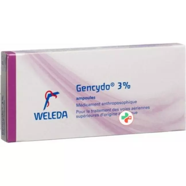 Gencydo Inj Lös 3% 8 Amp 1 мл