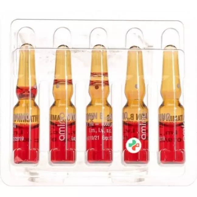 Vitamin B12 Amino Inj Lös 1000 mcg 10 Amp 1 ml