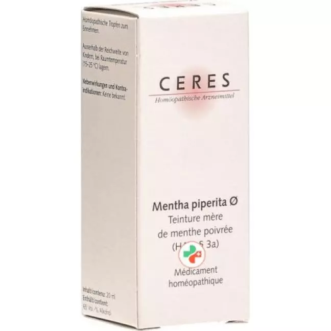 Церера Mentha piperita Urtinkt Fl 20 мл Церера Mentha piperita Urtinkt Fl 20 мл