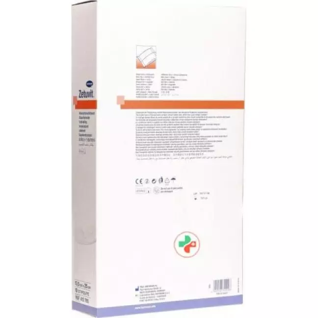 Пов&#39;язка абсорбційна Zetuvit 13,5х25 см стерильна 10 шт
