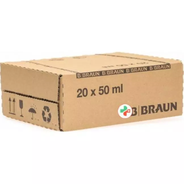 Aqua ad iiectabilia B. Braun Inj Lös 50 мл флакон 20