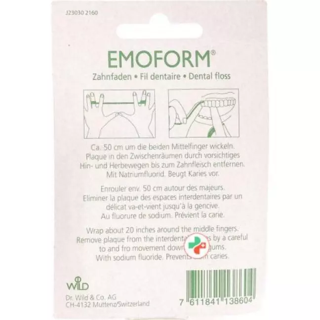 Стоматологічна нитка EMOFORM м&#39;ята 50м