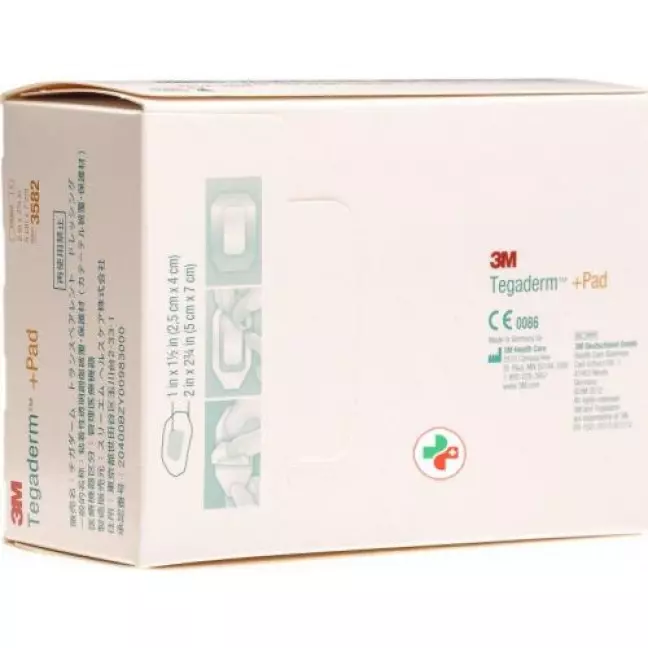 3M Tegaderm + Pad 5x7см / Wundkissen 2.5x4см 50 штук 3M Tegaderm + Pad 5x7см / Wundkissen 2.5x4см 50 штук