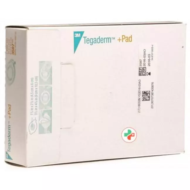 3M Tegaderm + Pad 9x10.5см / Wundkissen 4.5x6см Oval 25 штук 3M Tegaderm + Pad 9x10.5см / Wundkissen 4.5x6см Oval 25 штук