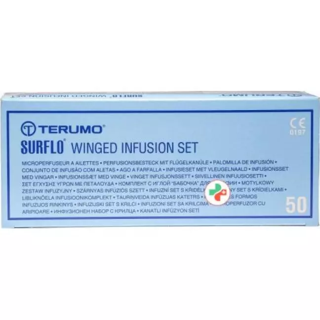 Канюля Terumo Surflo wing 25G 0.5x19mm помаранчева 50 шт