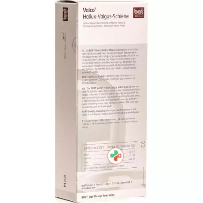 Шина BORT Hallux Valgus M 38-41 права Шина BORT Hallux Valgus M 38-41 права