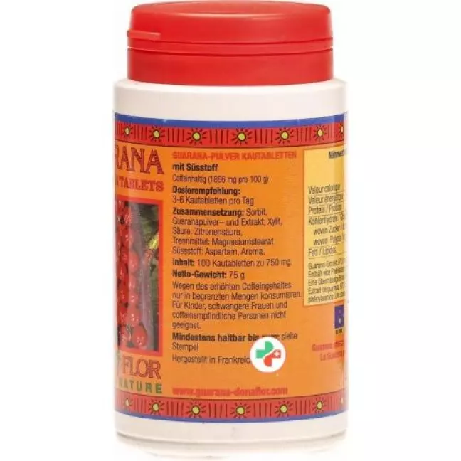 GUARANA DONA FLOR таблетки жувальні 100 шт
