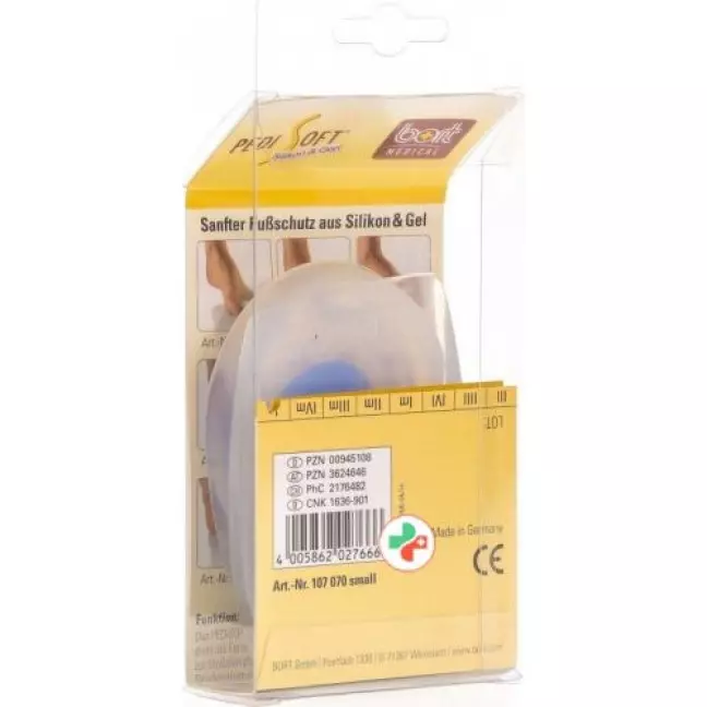 Bort Pedisoft Fersenkissen S -40 м Softspot 2 штуки Bort Pedisoft Fersenkissen S -40 м Softspot 2 штуки