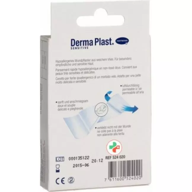 Dermaplast Sensitive Schnellverband Weiss 6x10см 10 штук Dermaplast Sensitive Schnellverband Weiss 6x10см 10 штук
