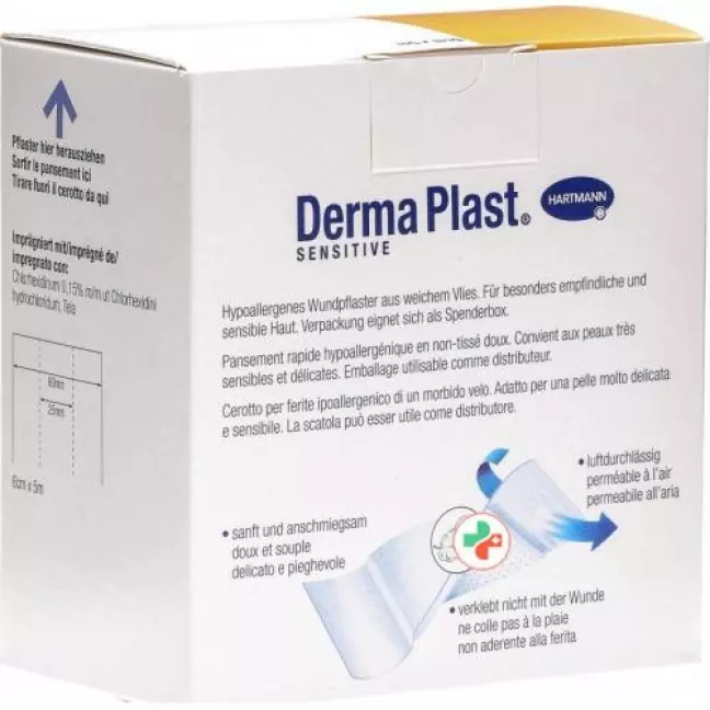 Dermaplast Sensitive Schnellverband Weiss 6смx5m рулон Dermaplast Sensitive Schnellverband Weiss 6смx5m рулон