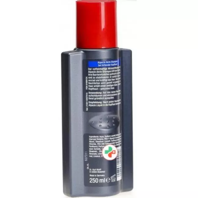 Alpecin Hair Energizer Aktiv Shampoo A2 Fett 250мл Alpecin Hair Energizer Aktiv Shampoo A2 Fett 250мл