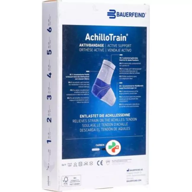 Активний бандаж AchilloTrain Gr2 лівий титан Активний бандаж AchilloTrain Gr2 лівий титан
