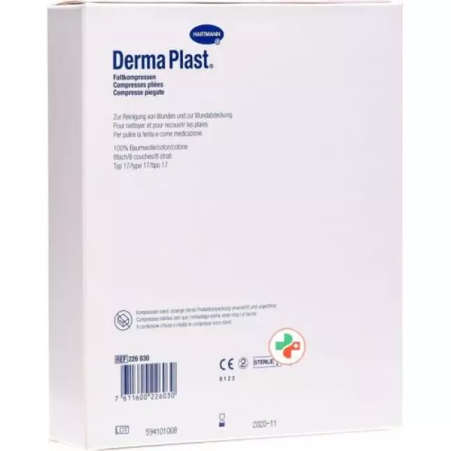 Dermaplast Faltkompressen Typ17 10x10см 8-fach 5x 2 штуки Dermaplast Faltkompressen Typ17 10x10см 8-fach 5x 2 штуки