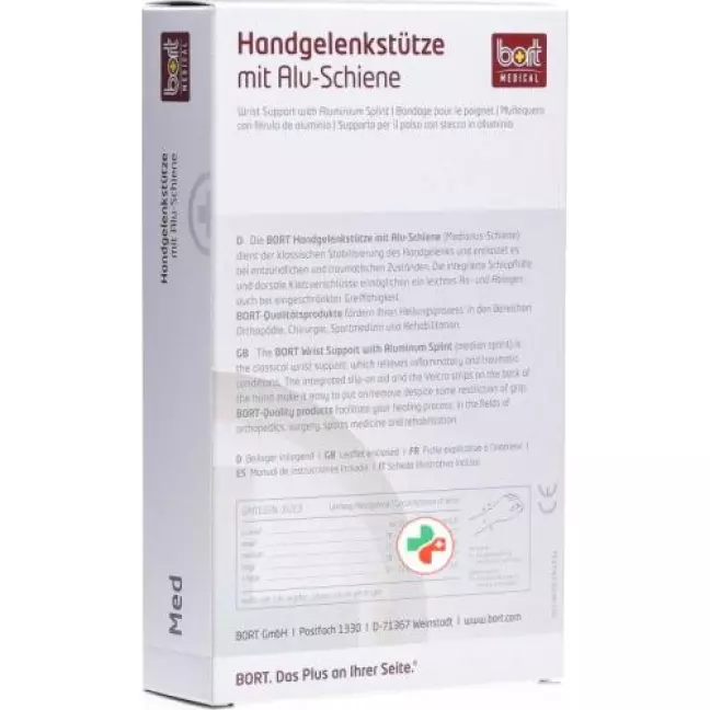 Bort Handgelenkstutze Schiene Links -17см размер S Blau Bort Handgelenkstutze Schiene Links -17см размер S Blau